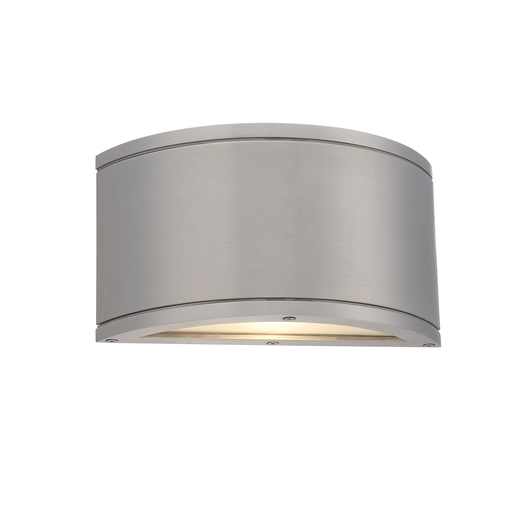 Product image for Tube 10" 16W LED Outdoor Sconce - Brushed Aluminum