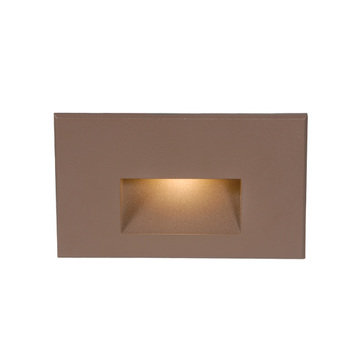 Product image for LEDme 5" 277V LED Horizontal Scoop Step Light - Bronze - 3000K
