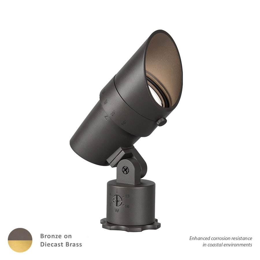 Product image for Accent 12V LED Spot Light - Bronze/Brass - 2700K