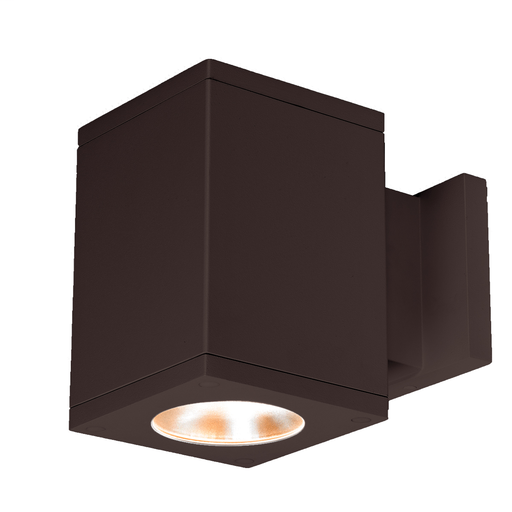 Product image for Cube Architectural 6" 35W Flood LED Wall Mount - Bronze - 3500K