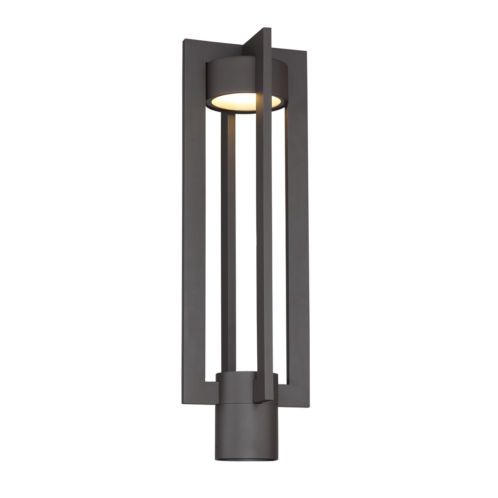 Product image for Chamber 20" LED Post Lantern - Bronze