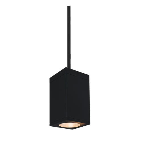 Product image for Cube Architectural 5" 25W Spot LED Pendant - Black - 3000K