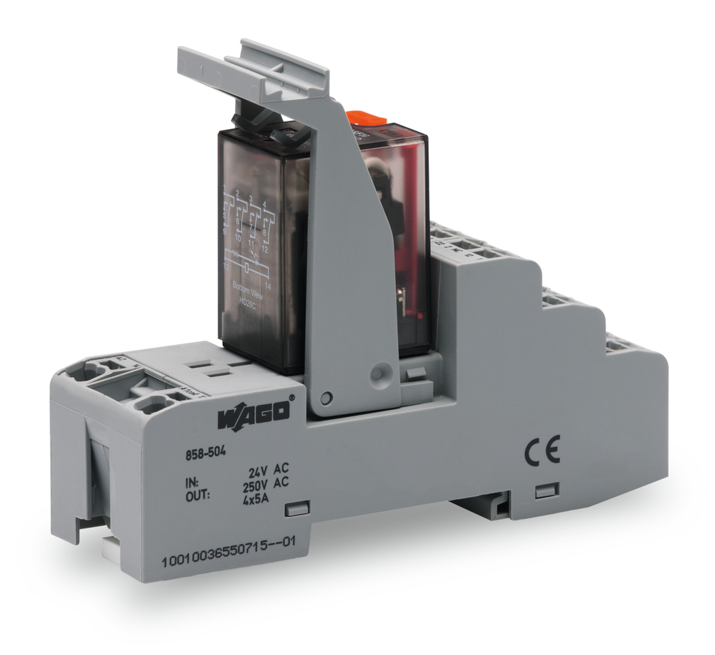 Product image for WAG 858-507 4 C/O RELAY MODULE, 120VAC