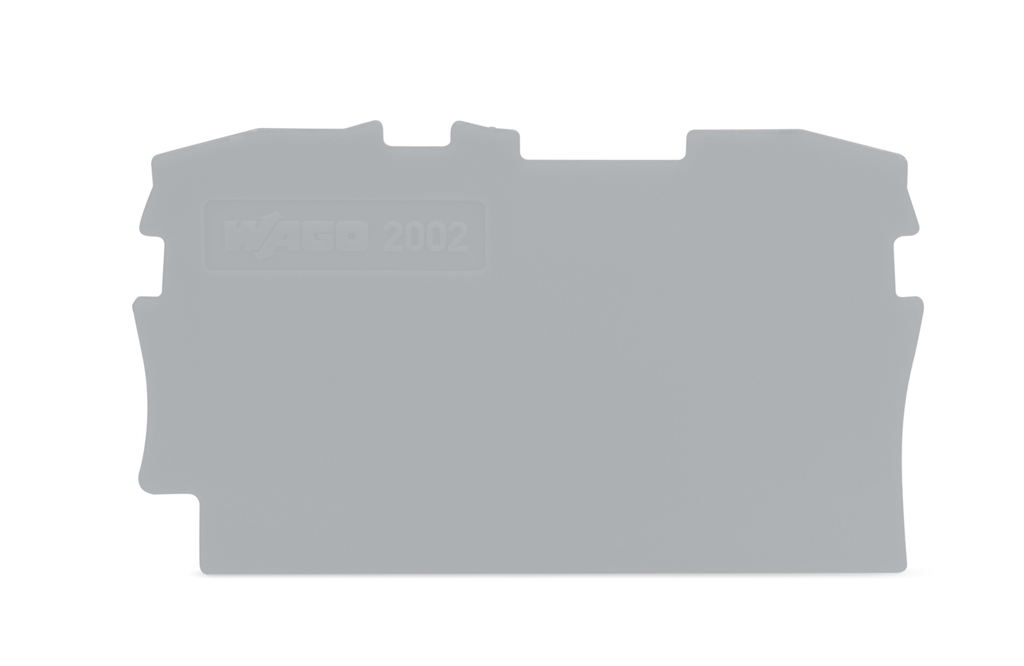 Product image for WAG 2002-1291 END / INTERMEDIATE PLATE GRAY