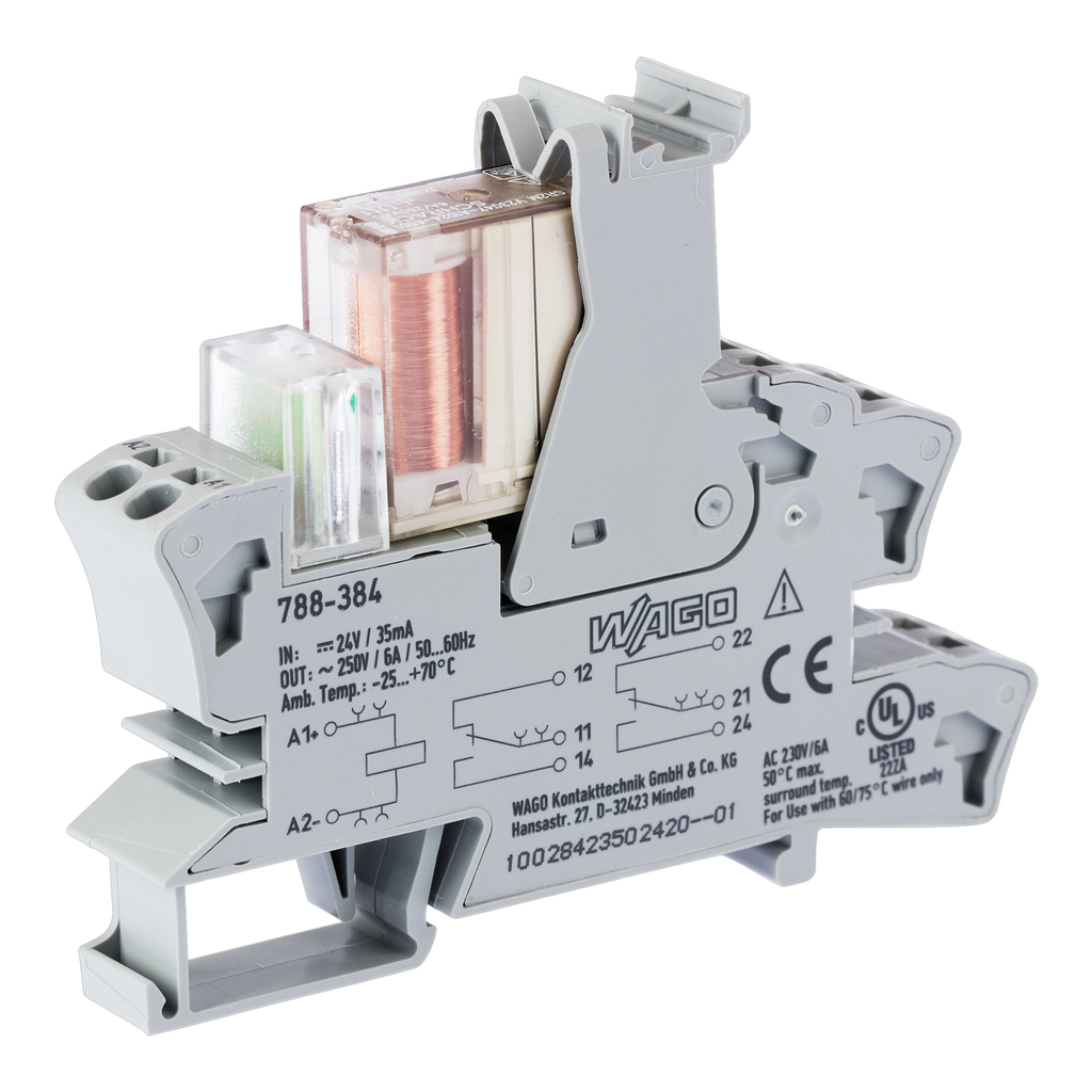 Product image for WAG 788-384 SAFETY RELAY SR2M W/FORCE GUIDED C