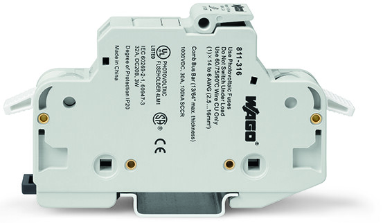 Product image for WAG 811-431 3-POLE CC FUSE HOLDER WITH INDICAT