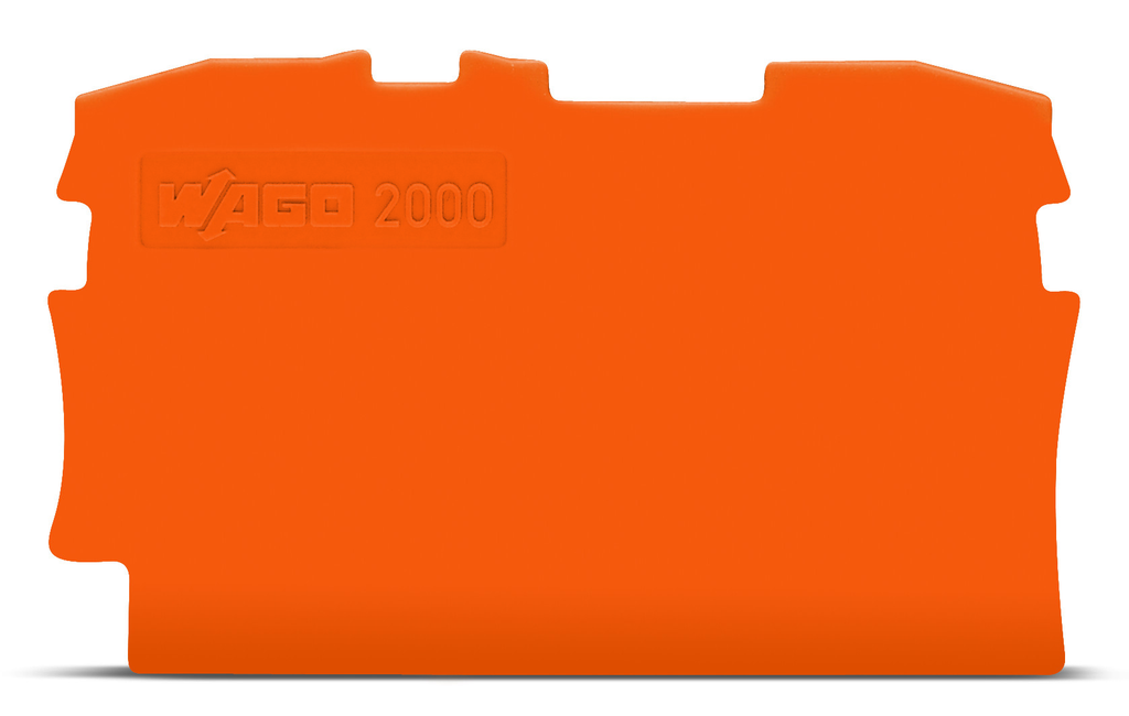 Product image for WAG 2000-1292 END/INTERMEDIATE PLATE; ORANGE