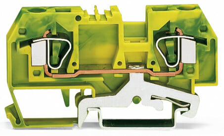 Product image for WAG 282-907 GROUND 2-CONDUCTOR TERM BLK - GR/Y