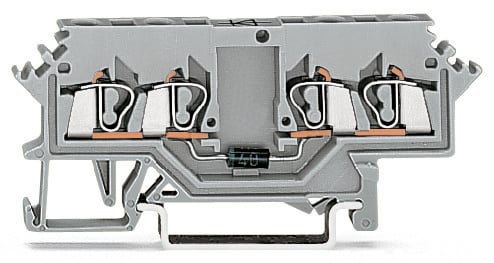 Product image for WAG 280-623/281-410 RL MTD TRM BLK 4CON W/DIODE CIR1