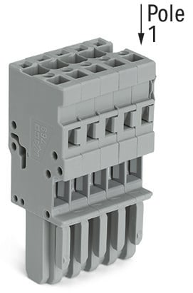 Product image for WAG 769-106 FEMALE PLUG 1 COND. 6 POLE