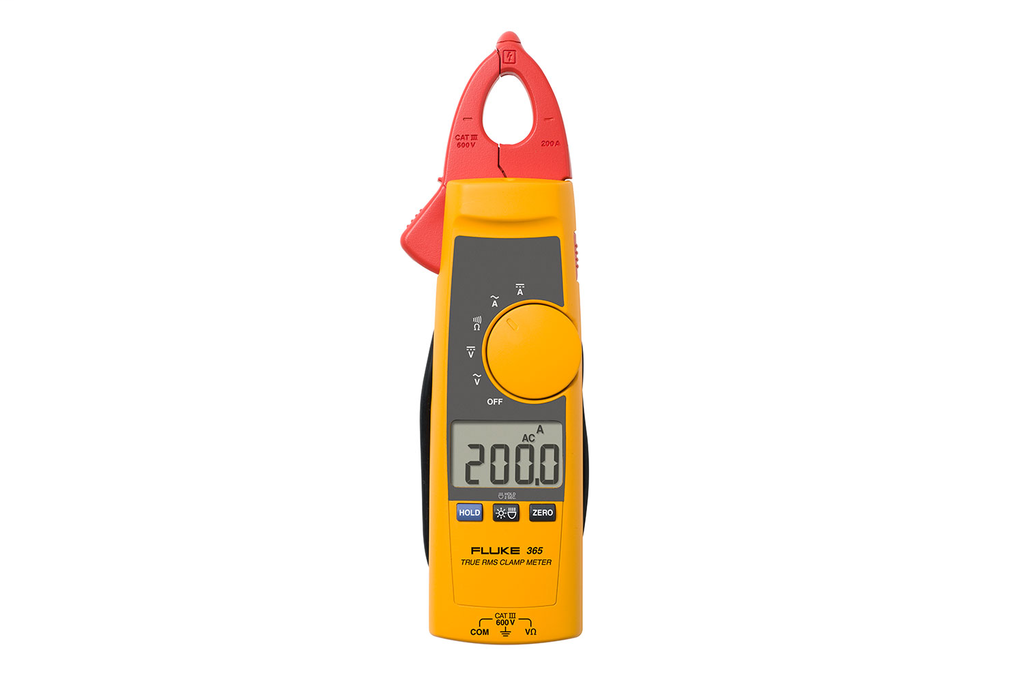 Product image for Fluke FLUKE-365 600 VAC/VDC 200 Amp AC/DC Clamp Meter