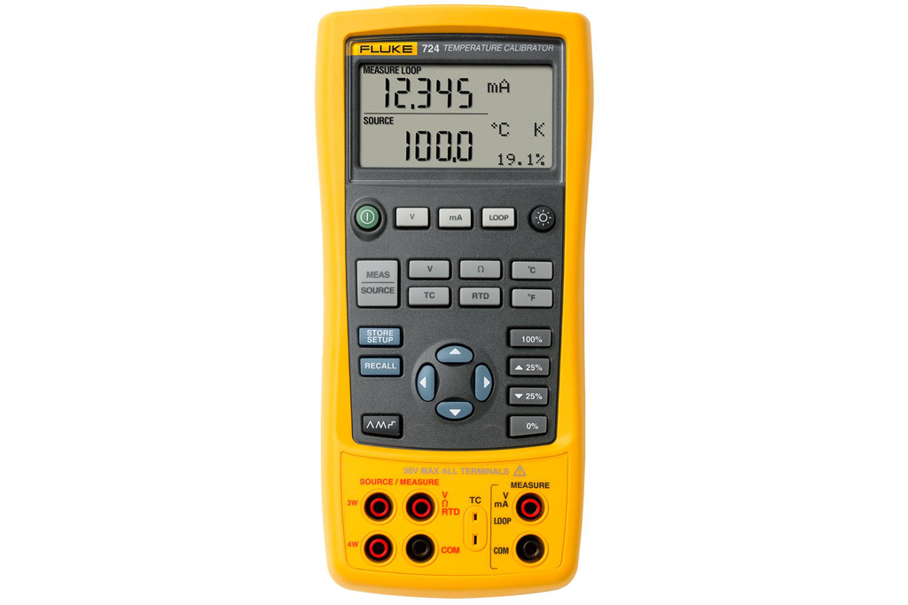 Product image for Fluke FLUKE-724 3200 Ohm Temperature Calibrator