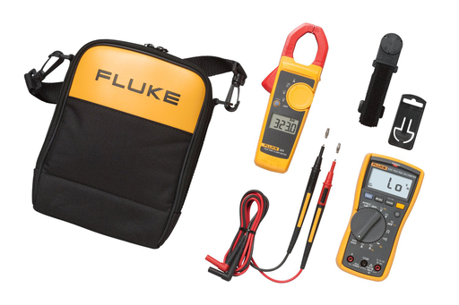 Product image for Fluke FLUKE-117/323 KIT 600 VAC/VDC 10 Amp Electrician Multimeter Combination Kit