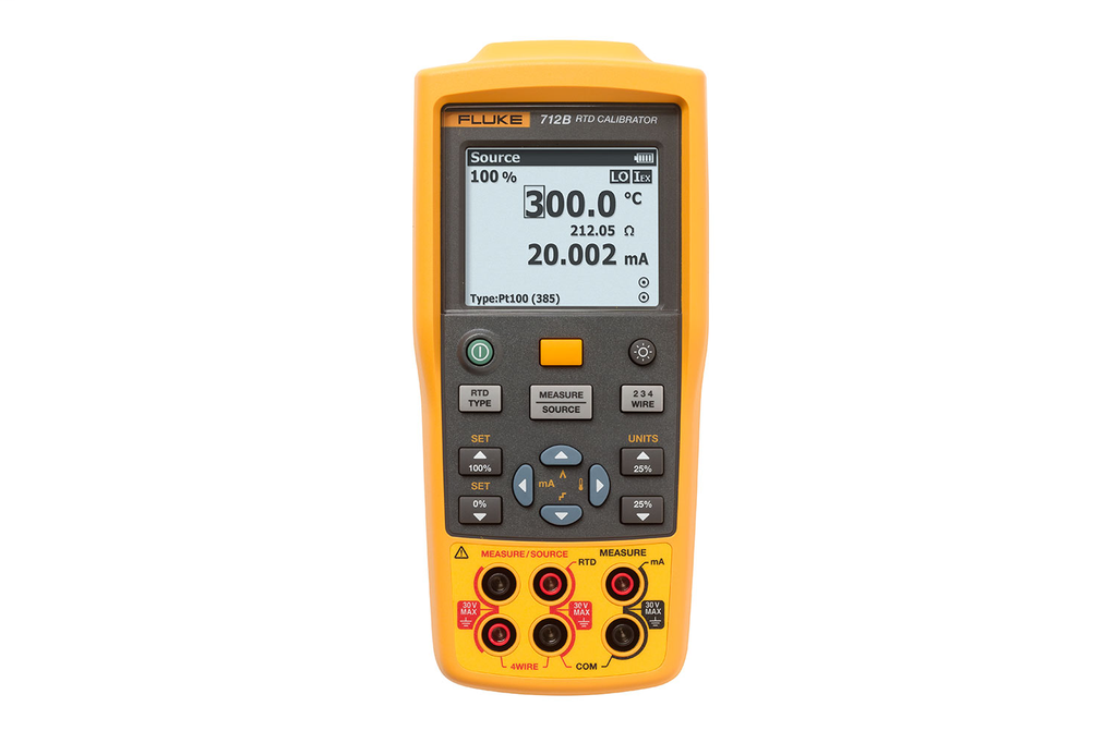 Product image for FLK FLUKE-712B RTD CALIBRATOR, 13 T