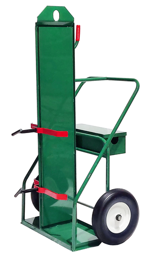 Construction Grade Angle Iron Frame Design, 16" Flat Free Tire