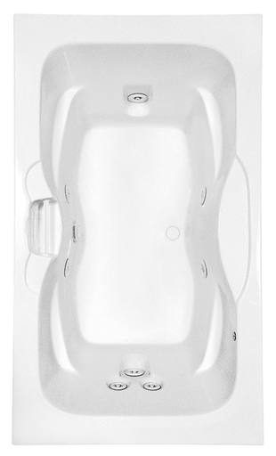 Whirlpool Air Baths, Premium Cast Acrylic, 72" x 42" x 23 1/4"