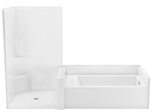 Whirlpool, Acrylx™ Applied Acrylic, 114" x 42" x 78 3/4"