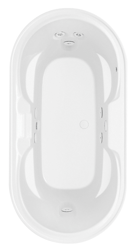 Air Whirlpool, Premium Cast Acrylic, 70 1/4" x 35 1/2" x 24 1/4"