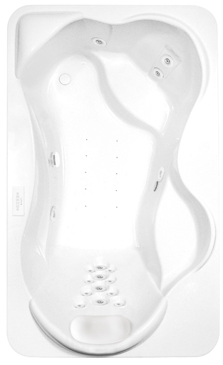 Whirlpool Air Baths, Premium Cast Acrylic, 72" x 44" x 28 3/4"