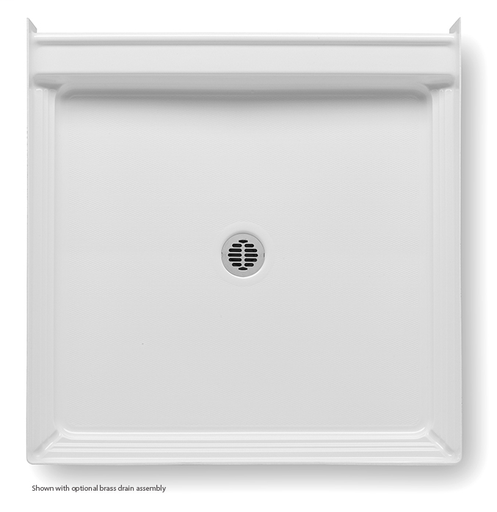 Shower Pan, Premium Cast Acrylic, 42" x 42" x 6"