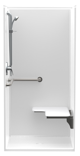 FreedomLine Shower, Acrylx™ Applied Acrylic, 36" x 36" x 75"