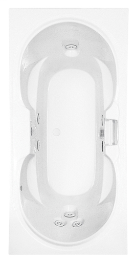 Whirlpool Baths, Premium Cast Acrylic, 71 1/2" x 36" x 24 1/4"