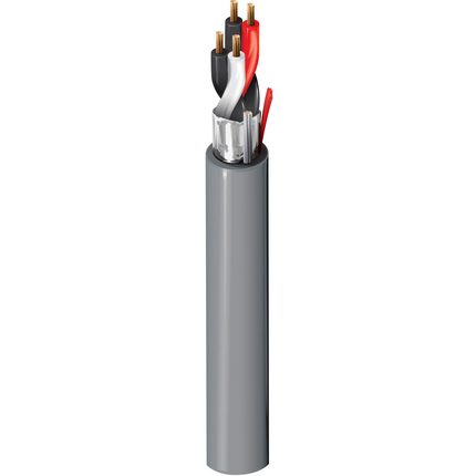 20 AWG, Multi-pair Electronic Cable, 4 Conductor, Unshielded, Natural6441FE