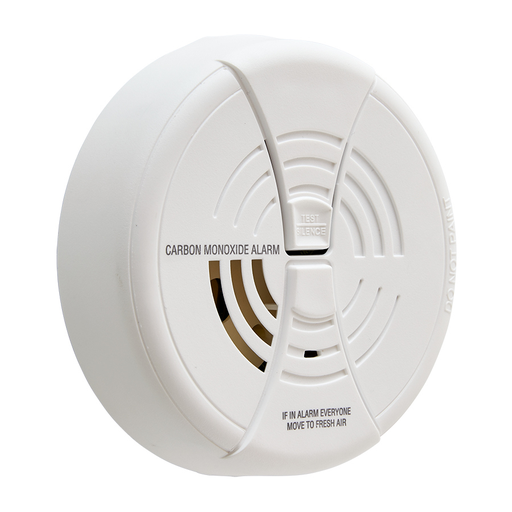 Product image for BRK CO250LB Silence Locking Pin 9 Volt Lithium Battery Powered Carbon Monoxide Alarm
