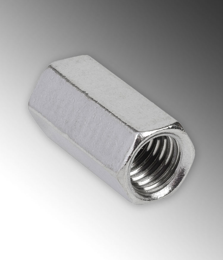 Product image for Calbrite S60200RC00 1/4" Rod Coupling, 316 Stainless Steel