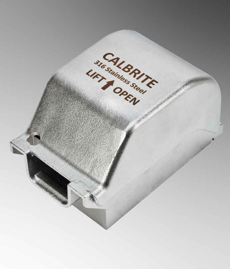 Product image for Calpipe S60000FVCD Stainless Steel 316 Single Gang Deep In-Use Cover
