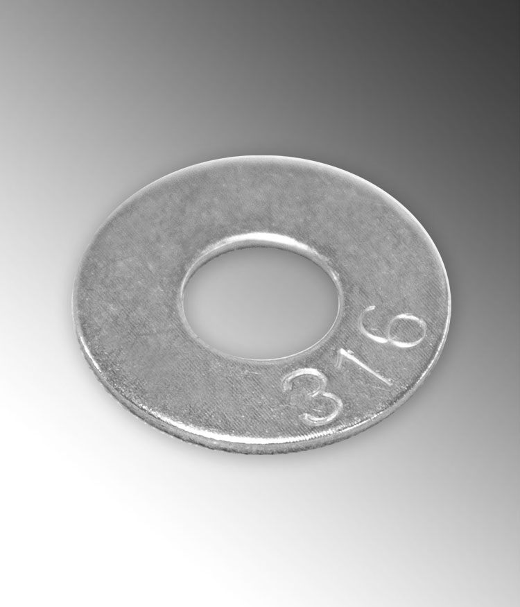 Product image for Calpipe S60500WA00 1/2" Stainless Steel 316 Flat Washer