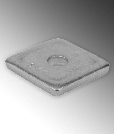 Product image for Calpipe S60300SW00 3/8" Stainless Steel 316 Square Washer