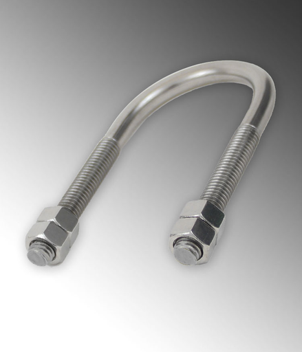 Product image for Calpipe S62500UB00 2-1/2" Stainless Steel 316 U-Bolt