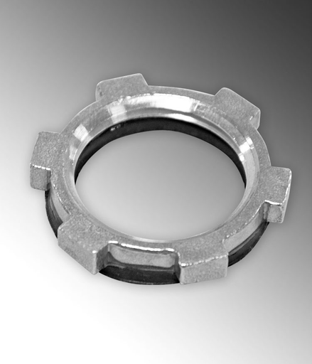 Product image for Calpipe S61500LNWS 1-1/2" Stainless Steel 316 Sealing Locknut