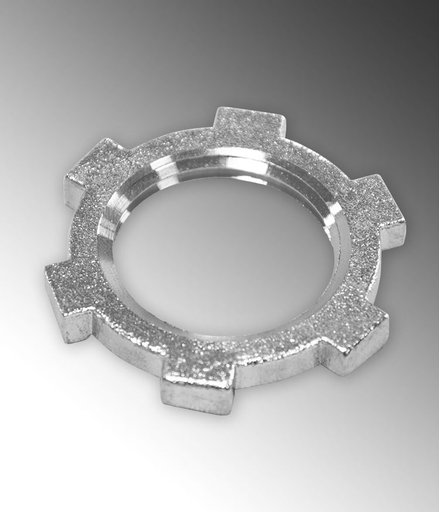 Product image for Calpipe S61500LN00 1-1/2" Stainless Steel 316 Locknut