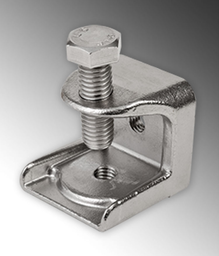 Product image for Calpipe Industries, Inc. S60200BC00 1/4 - 20 Inch Stainless Steel Beam Clamp
