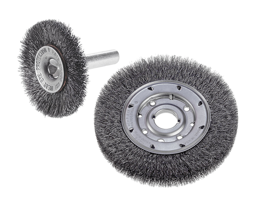 Crimped Wire Wheel Brushes - USA Made - Size 4