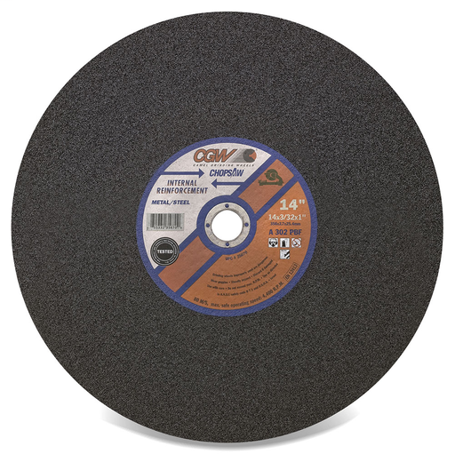 10 - 16" Chop Saw Wheels - 12-16" All Purpose - Premium - Size 12 x 3/32 x 1