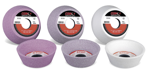 Tool and Cutter Wheels - Straight Cup T6 - Size 5 x 11/2 x 1-1/4