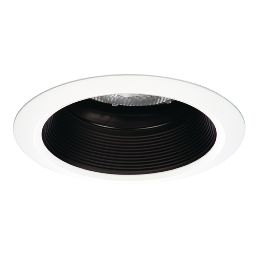 Product image for Halo 5222BB 5" Regressed Adjustable, Black Baffle, White Ring 30-degree max. tilt