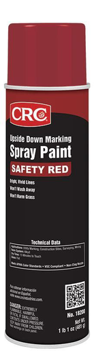Upside Down Marking Paints-Safety Red, 17 Wt Oz