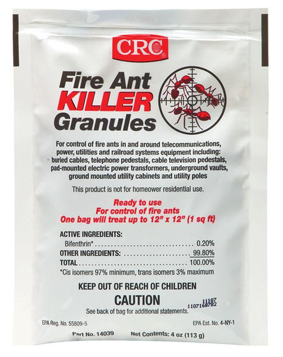 Product image for CRC Industries 14039 4 oz Packet Fire Ant Killer Granules
