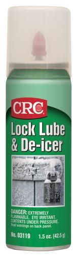 Product image for CRC 03119 Lock Lube and De-Icer