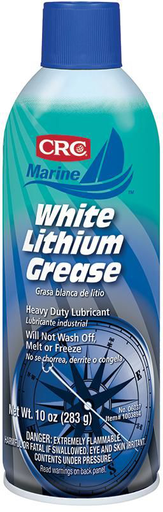 Product image for CRC 6037 MARINE WHITE LITHIUM GREASE Lubricant 10 wt oz