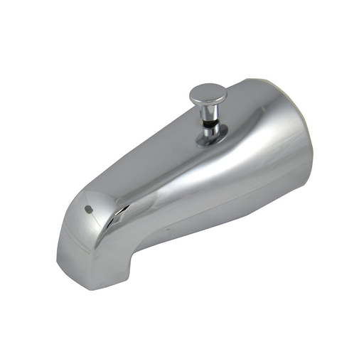 Universal Tub Spout w/ Diverter in Chrome