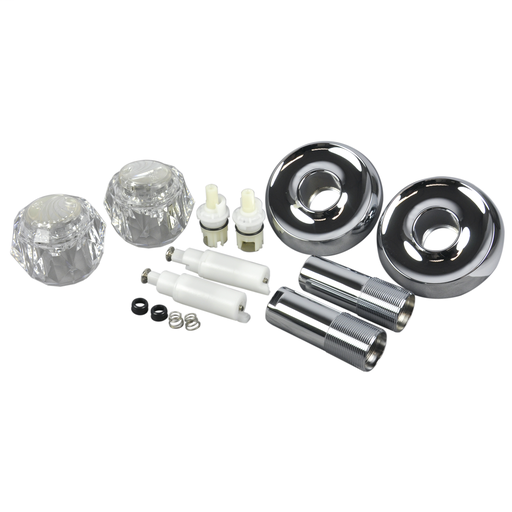 Tub/Shower 2-Handle Remodeling Kit for Delta in Chrome