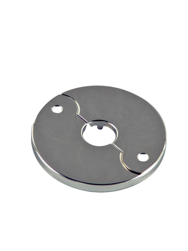 3/8 in. IPS Floor & Ceiling Plate for Ice Maker in Chrome