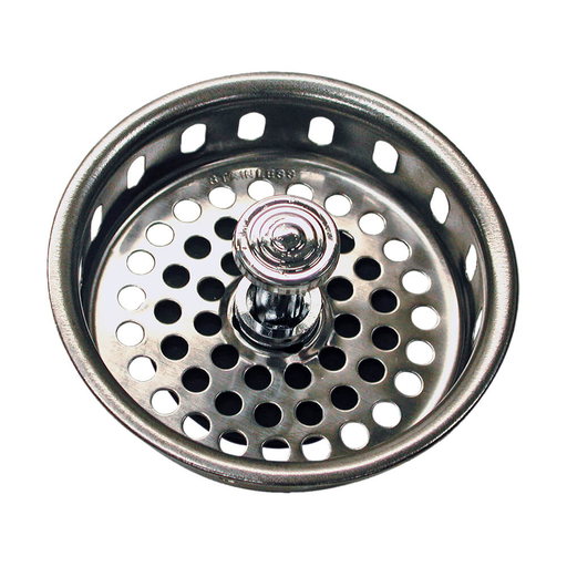 3-1/4 in. Basket Strainer in Chrome