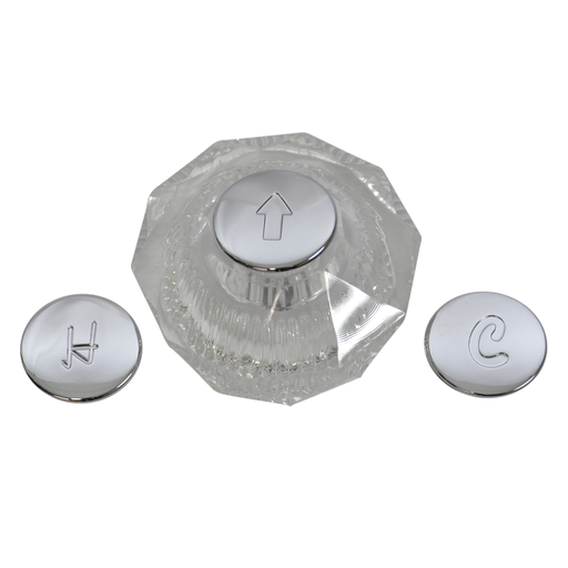 Faucet Handles for Price Pfister in Clear Acrylic