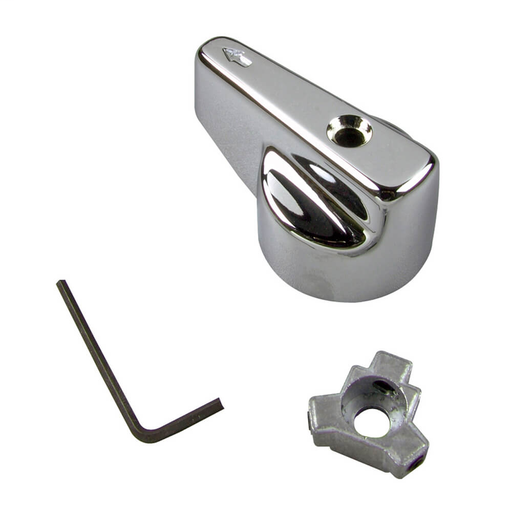Universal Large Canopy Lever Diverter Handle in Chrome